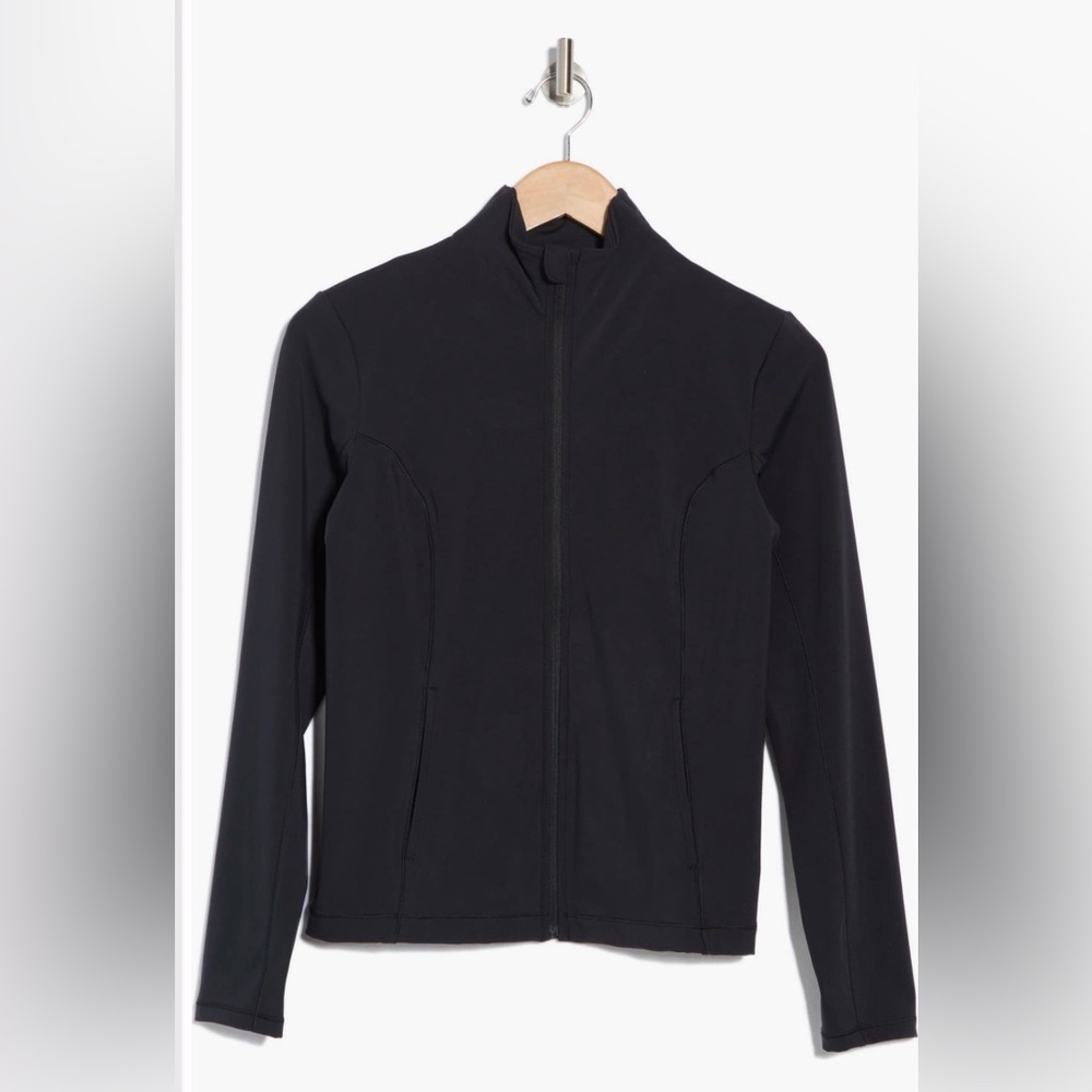 NWT SKN by Yogalicious Black Full-Zip Jacket - XL - Picture 2 of 3